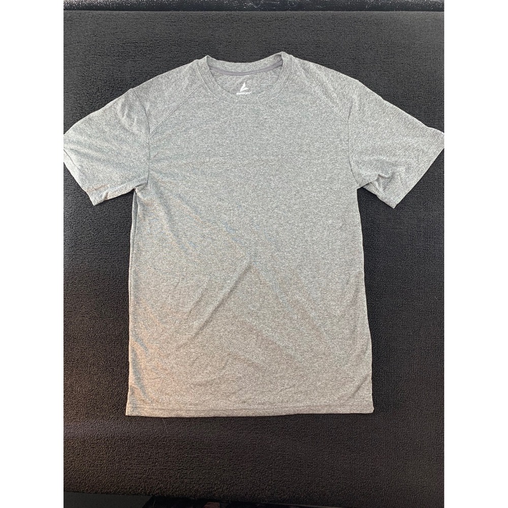 BSN SPORTS Mens Performance Apparel TShirt Gray Heather Short Sleeve Size Small‎